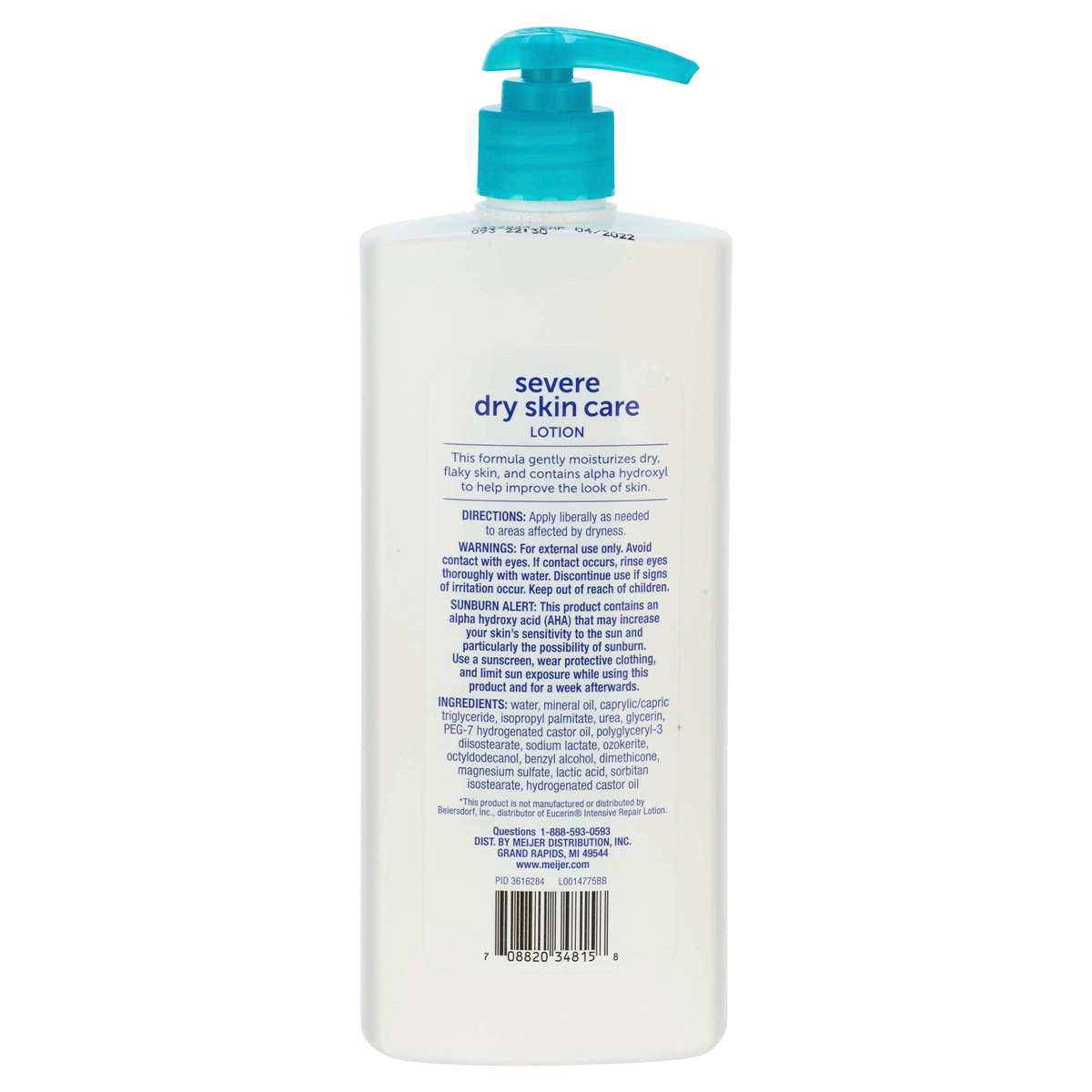 slide 5 of 5, Meijer Severe Dry Skin Care Lotion, 16.9 oz