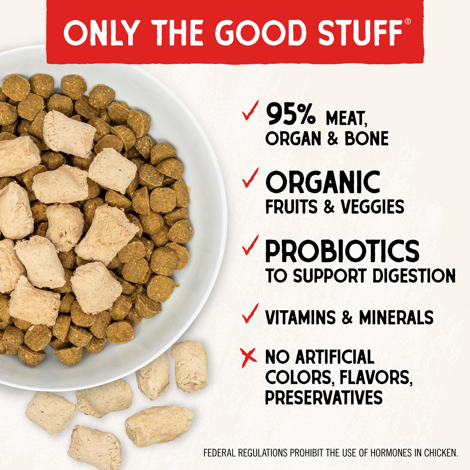 slide 4 of 7, STELLA & CHEWYS Stella & Chewy's Freeze-Dried Raw Meal Mixers Dog Food Topper - Chewy's Chicken Recipe - 18 Ounce Bag, 18 oz