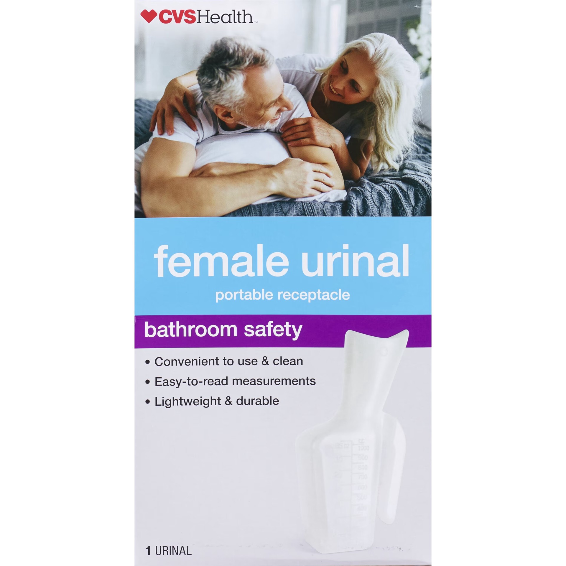 slide 4 of 4, Cvs Female Urinal, 1 ct