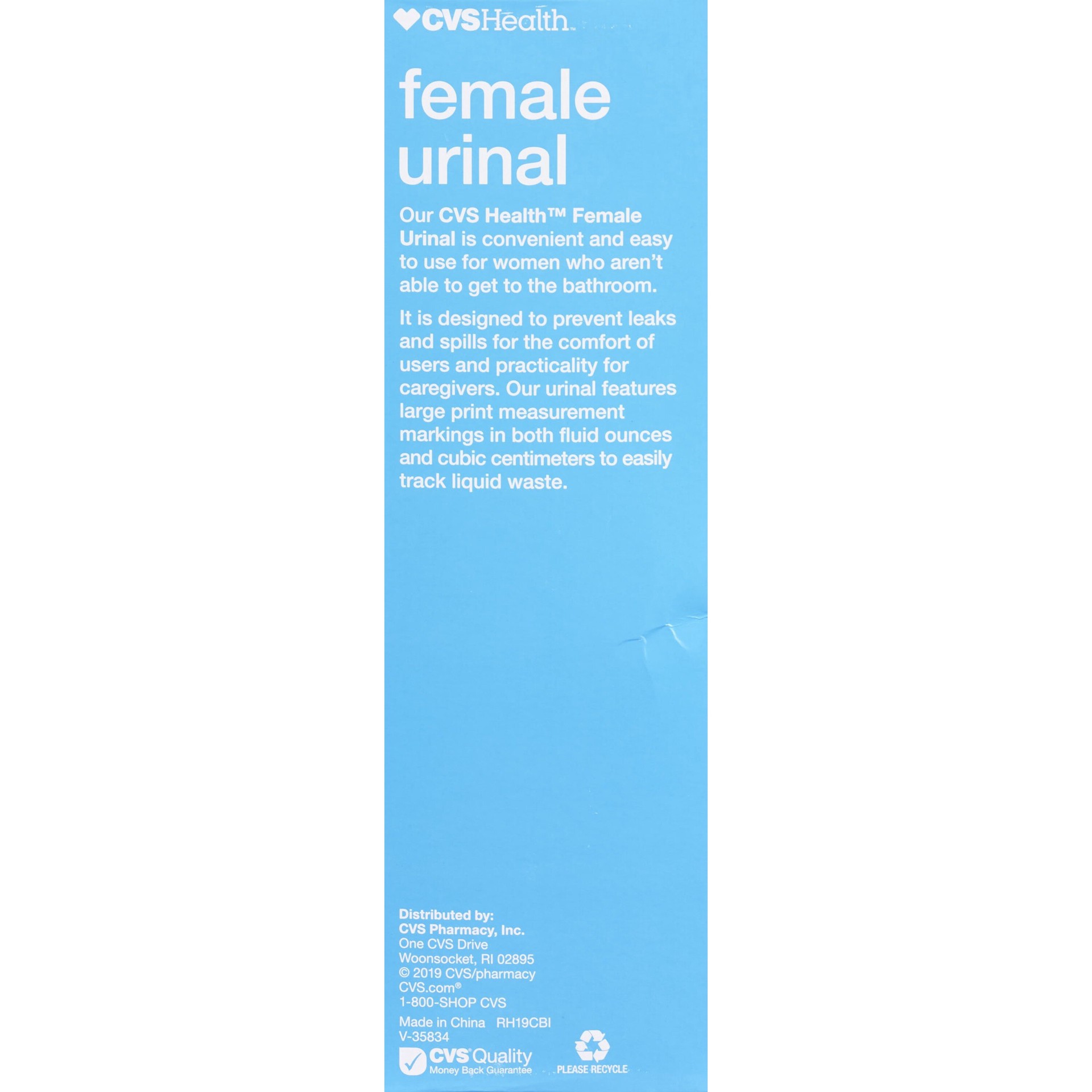 slide 3 of 4, Cvs Female Urinal, 1 ct