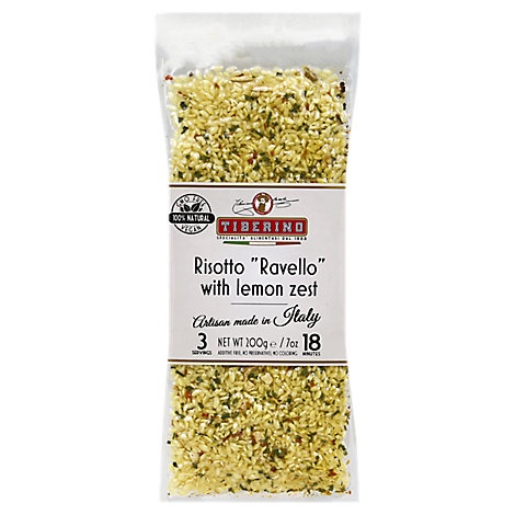 slide 1 of 1, Tiberino Risotto Carnaroli With Lem Zest, 7 oz