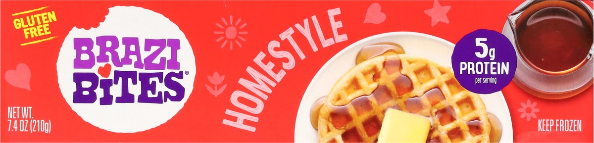 slide 3 of 13, Brazi Bites Homestyle Waffles 6 ea, 6 ct