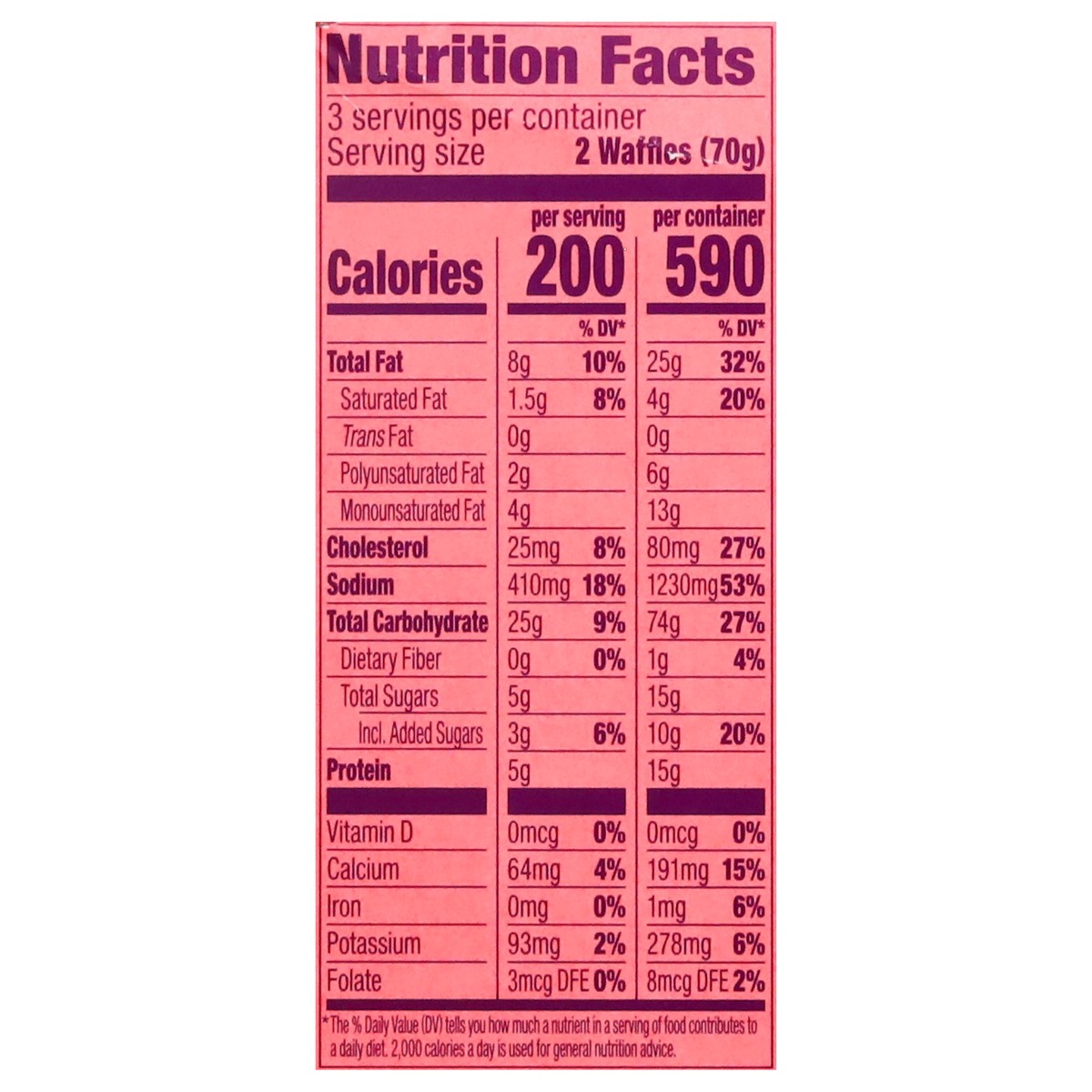 slide 10 of 13, Brazi Bites Homestyle Waffles 6 ea, 6 ct