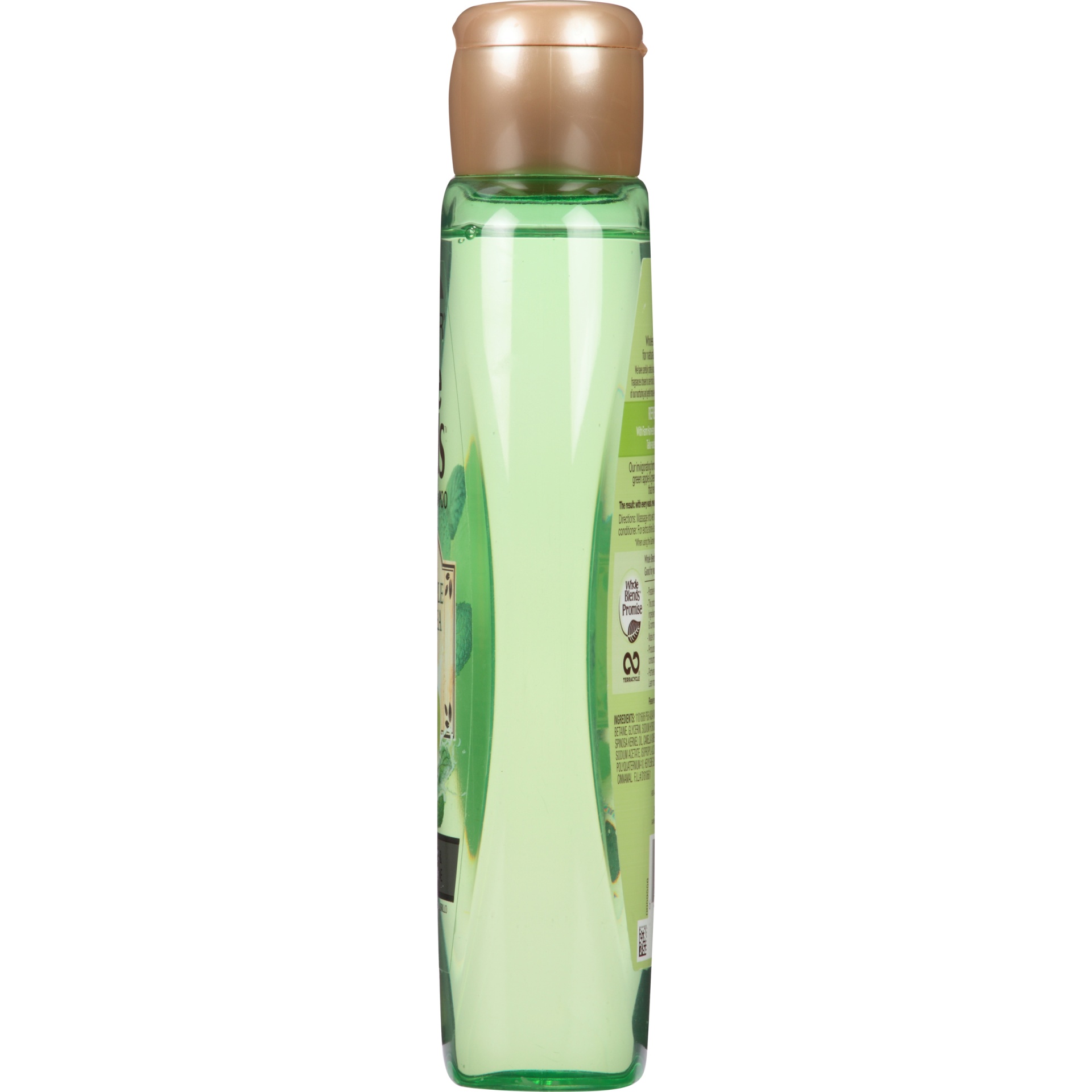 slide 3 of 5, Garnier Whole Blends Green Apple & Green Tea Extracts Refreshing Shampoo, 12.5 fl oz