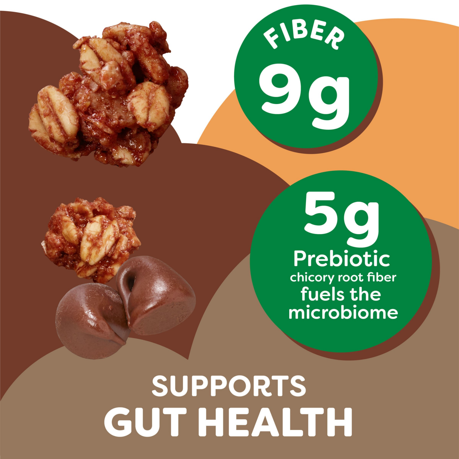 slide 7 of 8, Kellogg's Kashi® Dark Chocolate Almond Butter Granola, 8 oz