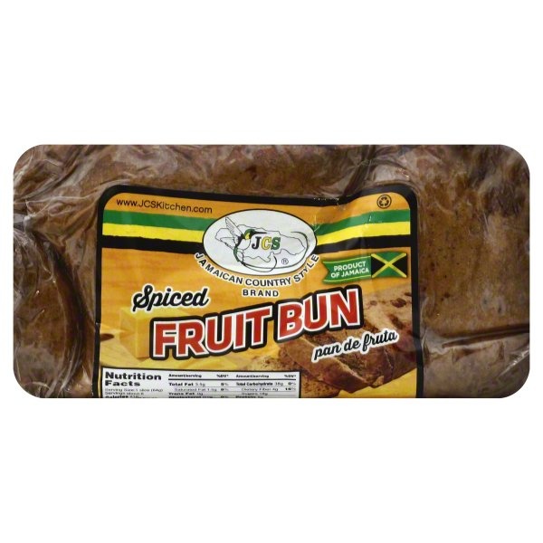 slide 1 of 1, Jamaican Country Style Spice Fruit Bun, 14 oz