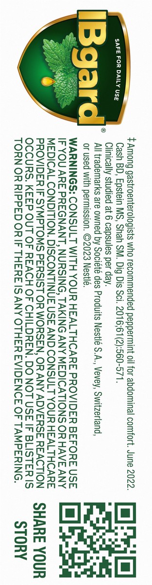 slide 7 of 9, IBGARD DIETARY SUPPLEMENT Carton Clear Capsules 36 ct, 36 ct