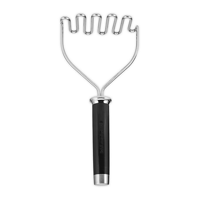 slide 1 of 3, KitchenAid Gourmet Wire Masher - Black, 1 ct