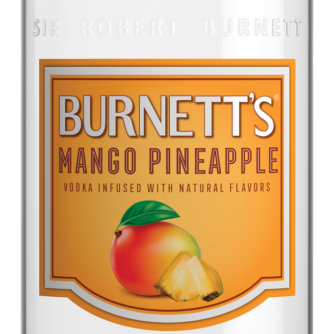 slide 2 of 2, Burnett's Mango Pineapple Vodka, 750 ml