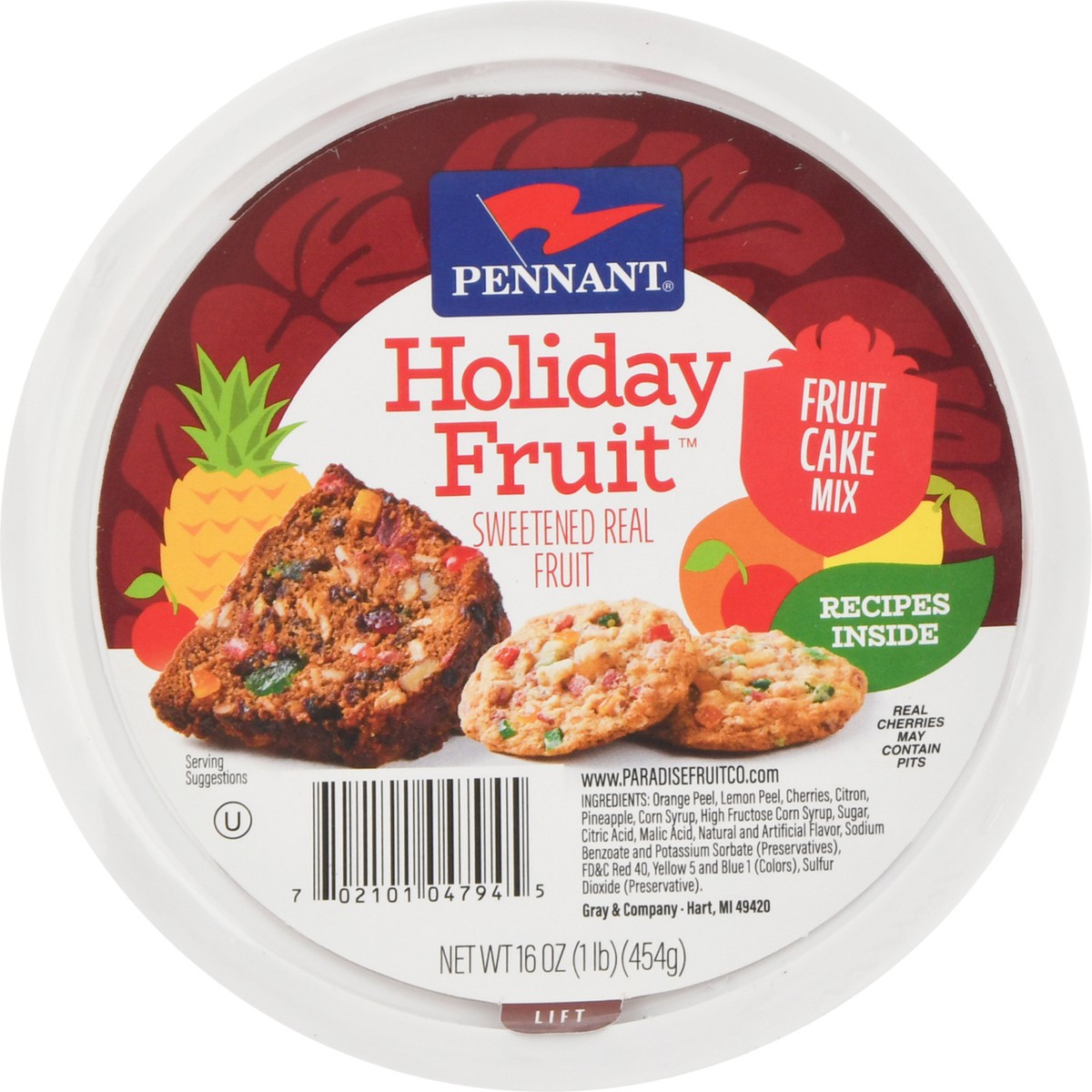 slide 7 of 12, Pennant Fruit Cake Mix Holiday Fruit 16 oz, 16 oz