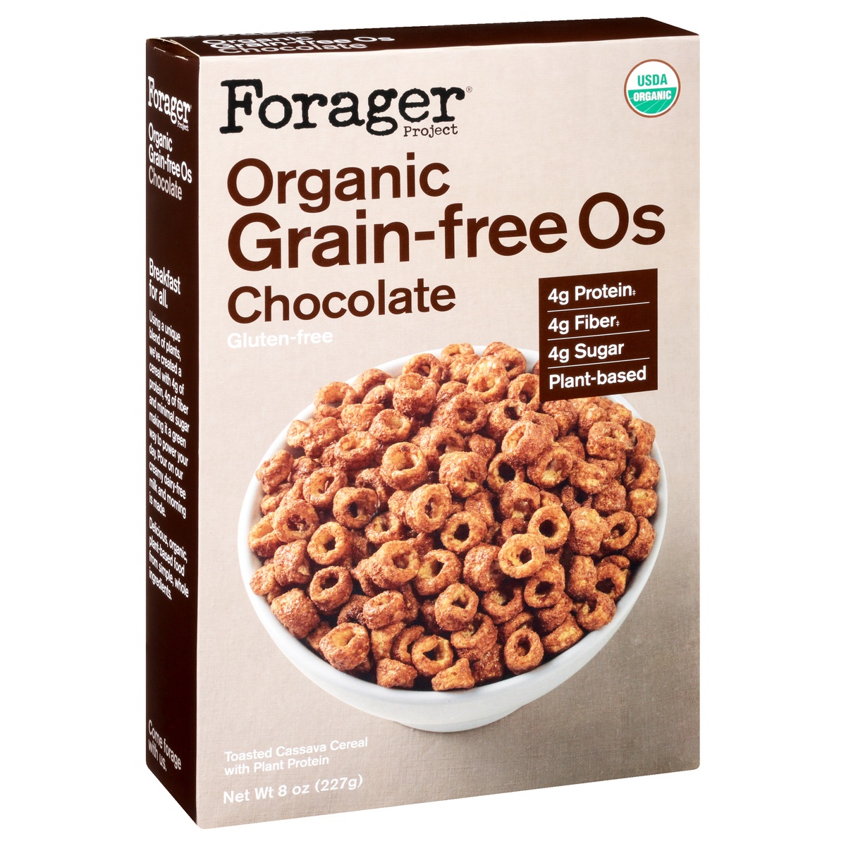 slide 2 of 10, Forager Project Organic Grain Free O's Chocolate, 8 oz