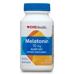 slide 1 of 1, CVS Health Melatonin Capsules, 60 ct; 10 mg