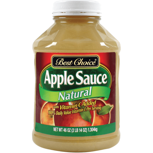 slide 1 of 1, Best Choice Natural Applesauce, 46 oz