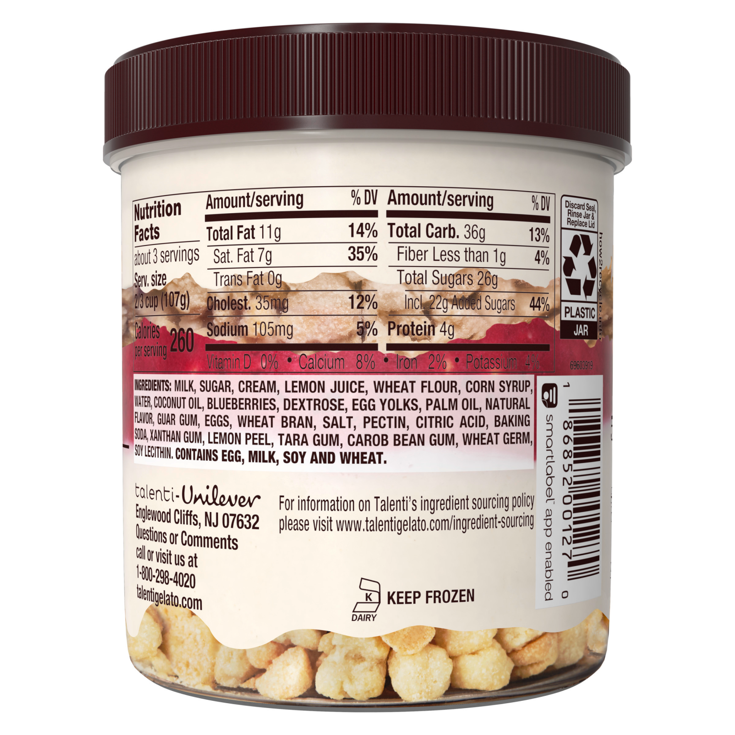 slide 3 of 5, Talenti Gelato Layers Double Lemon Pie, 10.19 oz