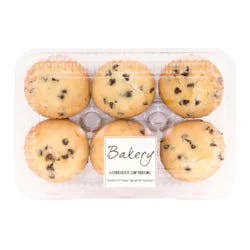 Giant Bakery Chocolate Chip Muffins - 6 ct