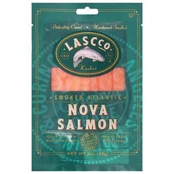 Lascco Sliced & Smoked Nova Salmon - 3 Oz