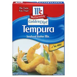Mccormick Golden Dipt Tempura Seafood Batter Mix - 8 Oz