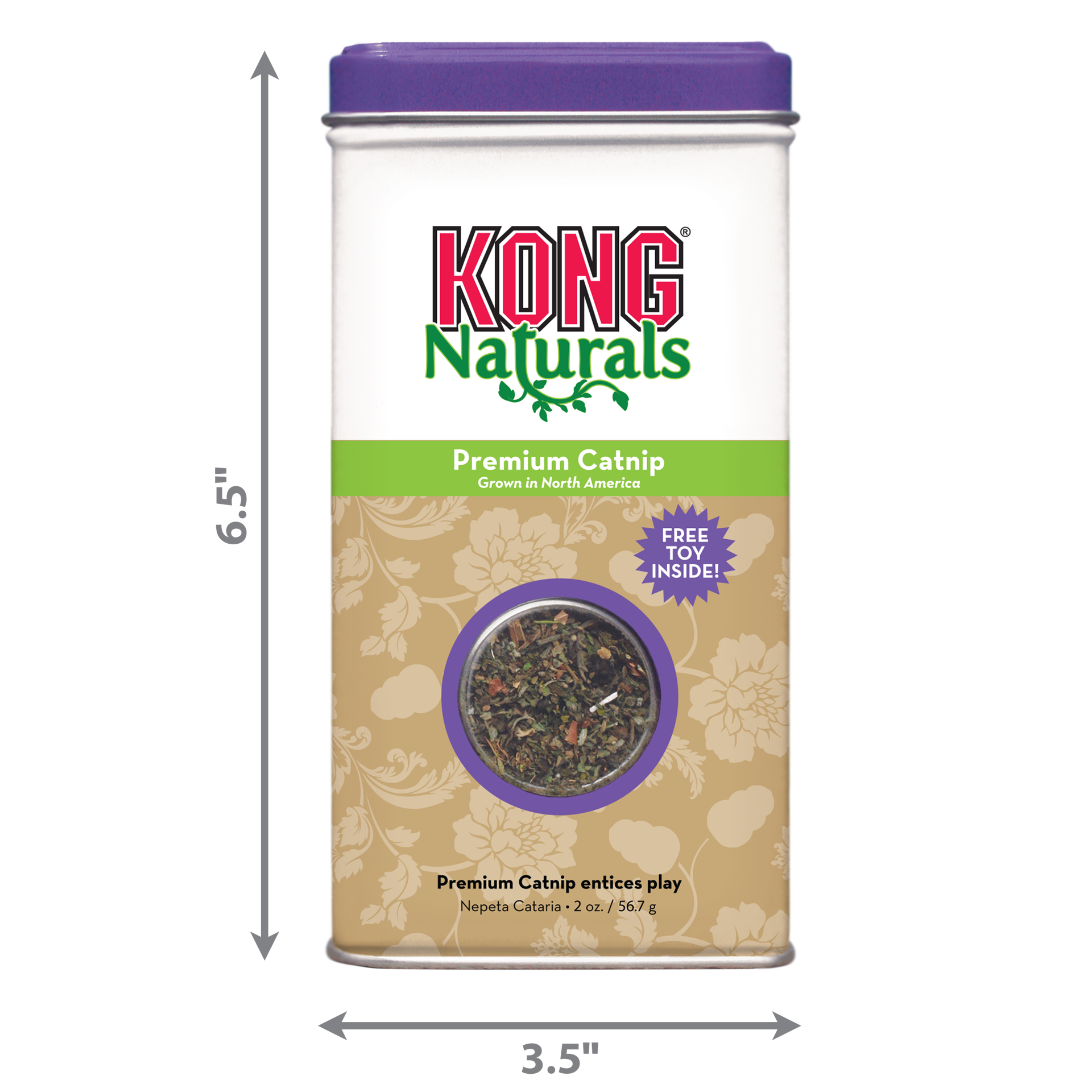 slide 3 of 3, KONG Naturals Catnip 2 oz, 2 oz