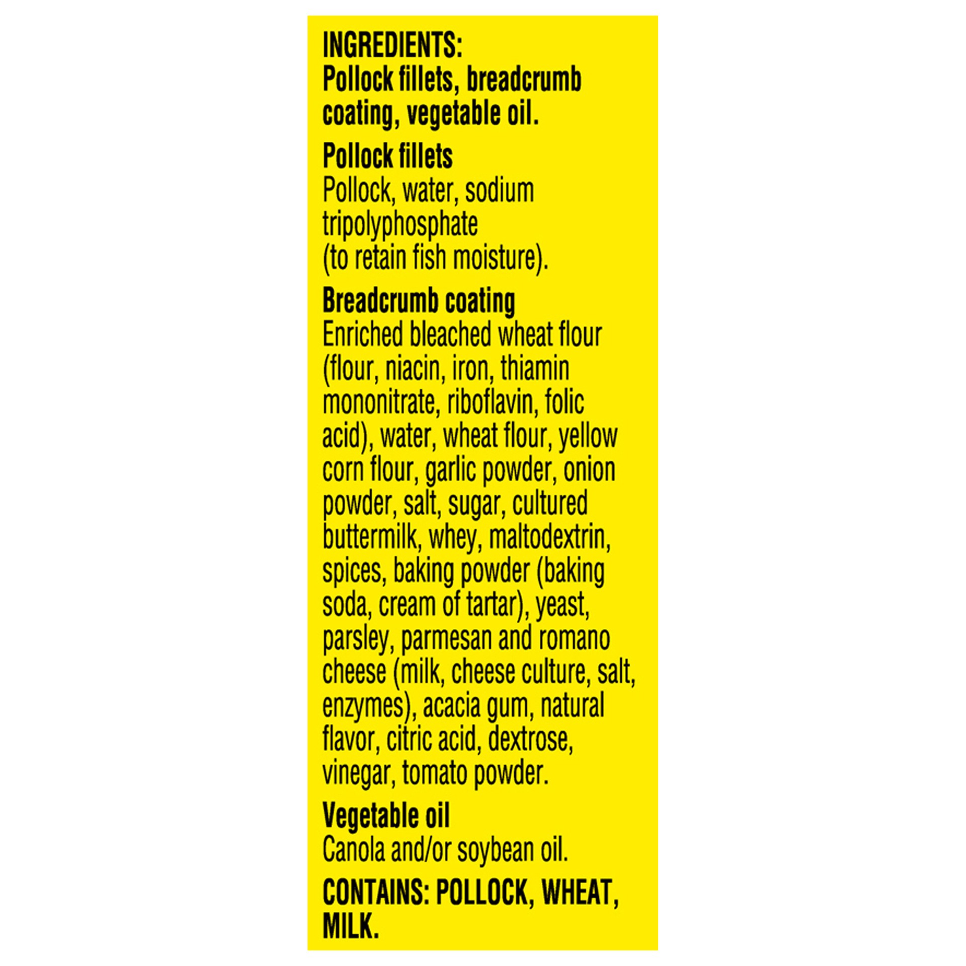 slide 7 of 8, Gorton's Roasted Garlic And Italian Herb Artisan Fish Fillets - 11 Oz, 11 oz