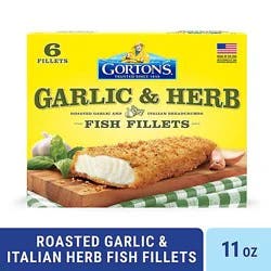 Gorton's Roasted Garlic And Italian Herb Artisan Fish Fillets - 11 Oz