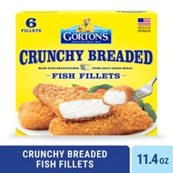 Gorton's Crunchy Breaded Fish Fillets - 11.4 Oz