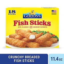 Gorton's Crunchy Breaded Fish Sticks - 11.4 Oz