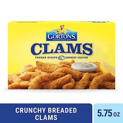 Gorton's Crunchy Breaded Clams - 5.75 Oz