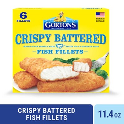 slide 1 of 8, Gorton's Crispy Battered Fish Fillets - 11.4 Oz, 11.4 oz