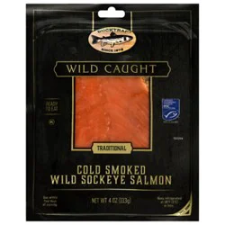 Ducktrap Wild Sockeye Salmon Smoked - 4 Oz