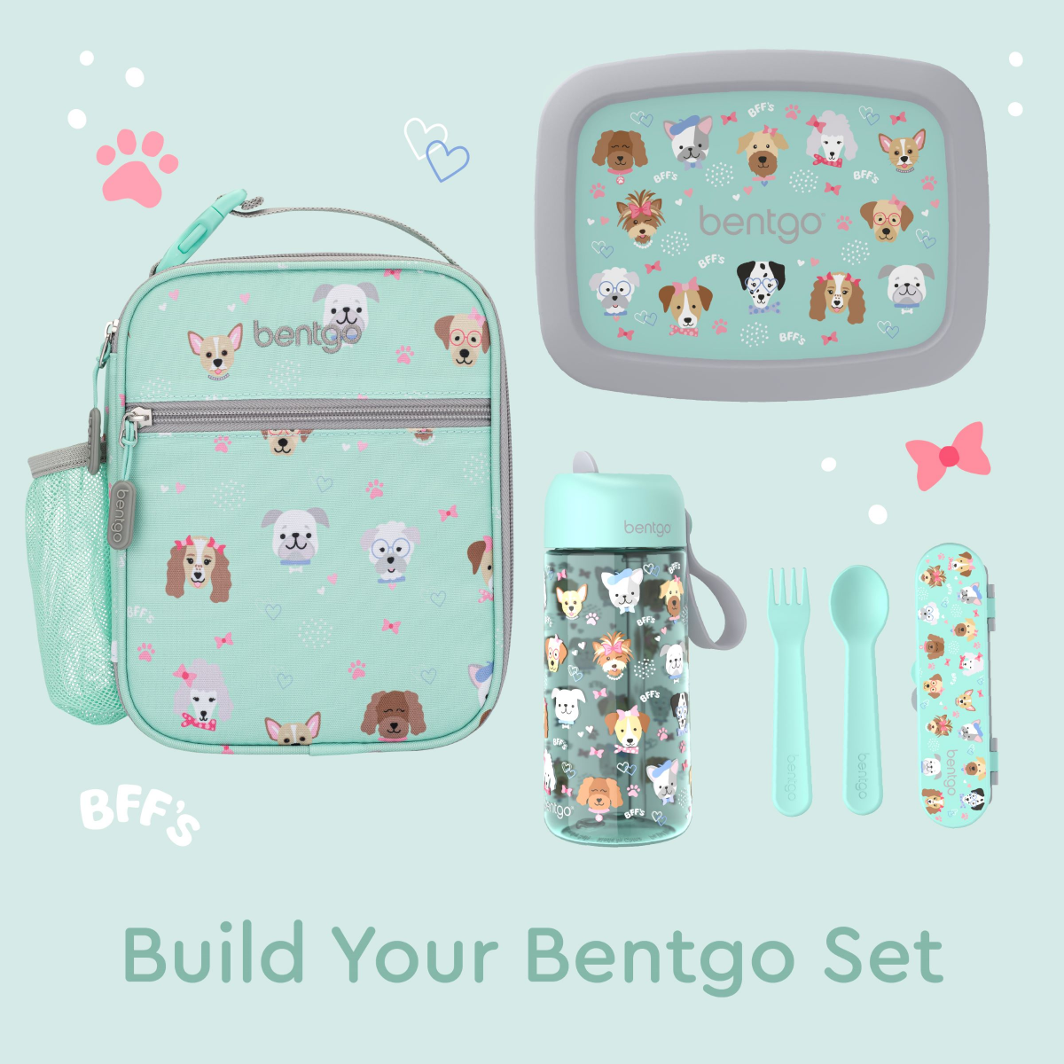 slide 4 of 4, Bentgo Kids Insulated Lunch Tote Puppy Love, 1 ct