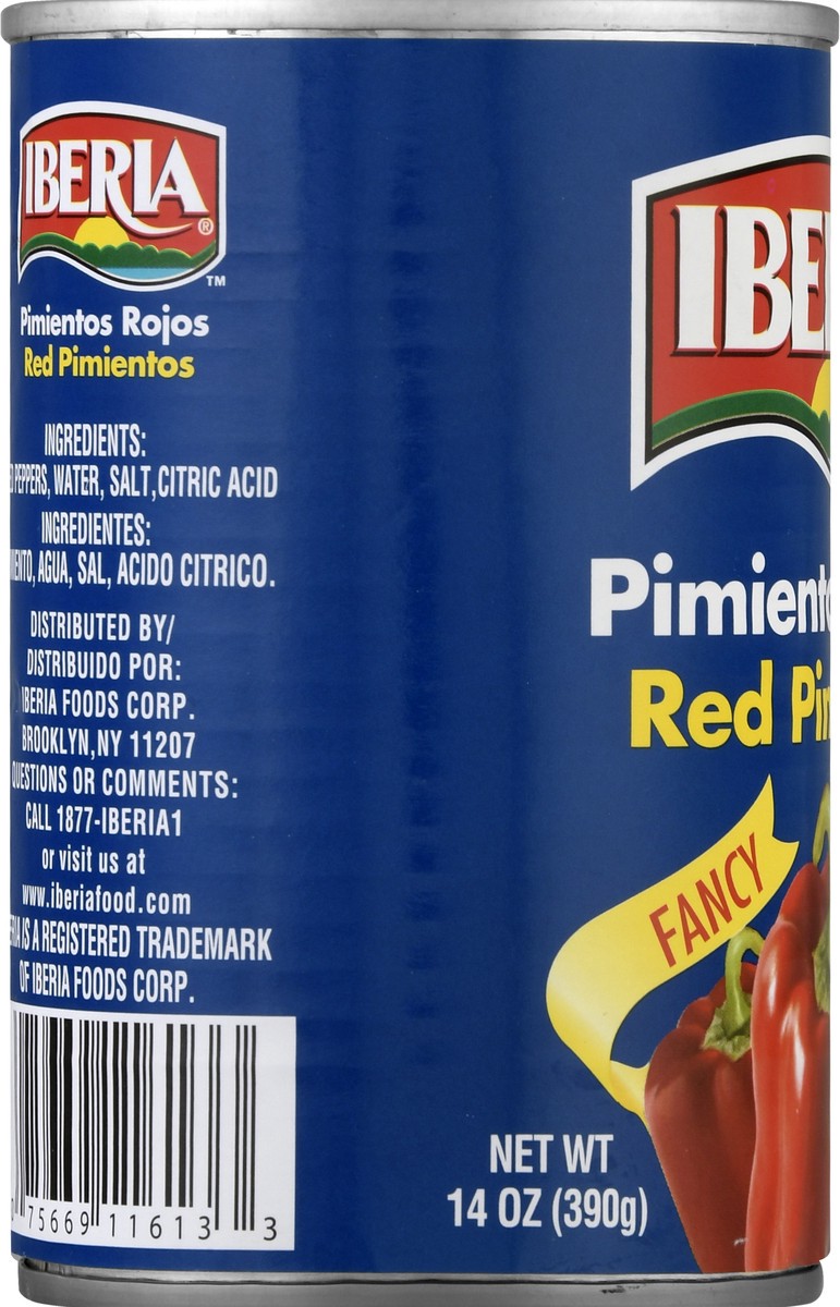 slide 11 of 13, Iberia Red Pimientos 14 oz, 14 oz