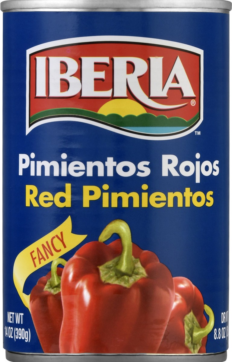 slide 1 of 13, Iberia Red Pimientos 14 oz, 14 oz