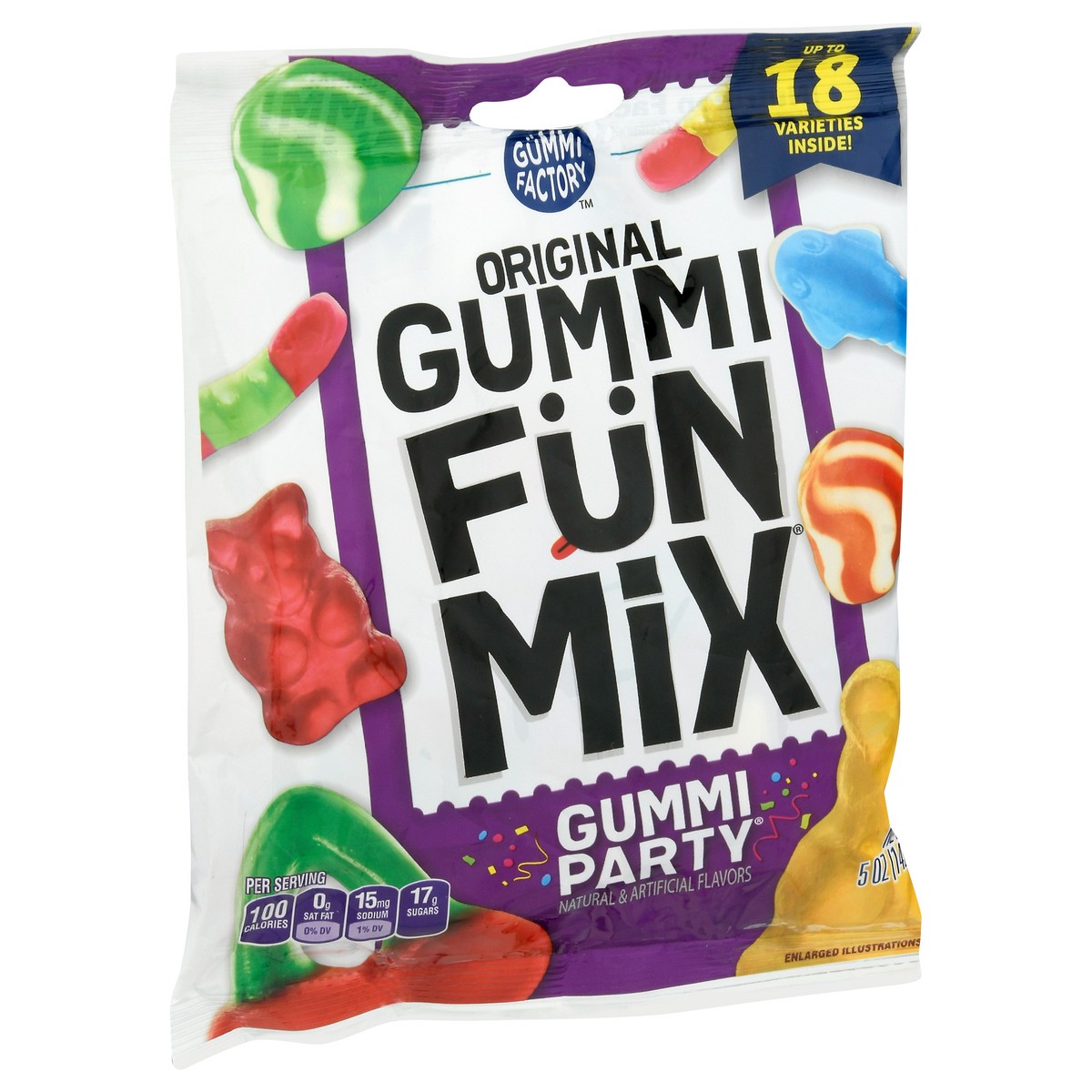 slide 3 of 9, The Gummi Factory Gummi Party Original Gummi Fun Mix 5 oz, 5 oz