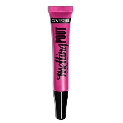 slide 1 of 10, Covergirl Colorlicious Melting Pout Gel Liquid Lipstick 130 Don't Be Gelly, 0.24 oz