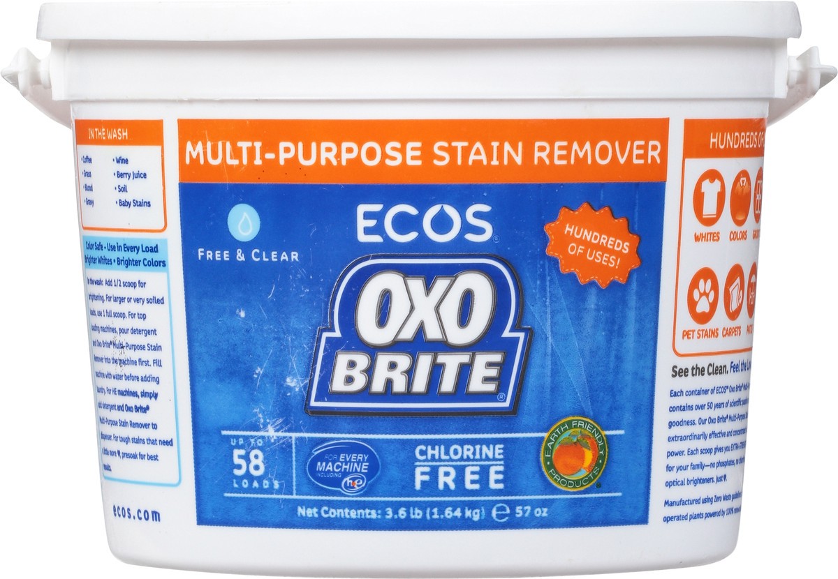 slide 11 of 11, ECOS OXO Brite Multi-Purpose Stain Remover, 57.6 oz