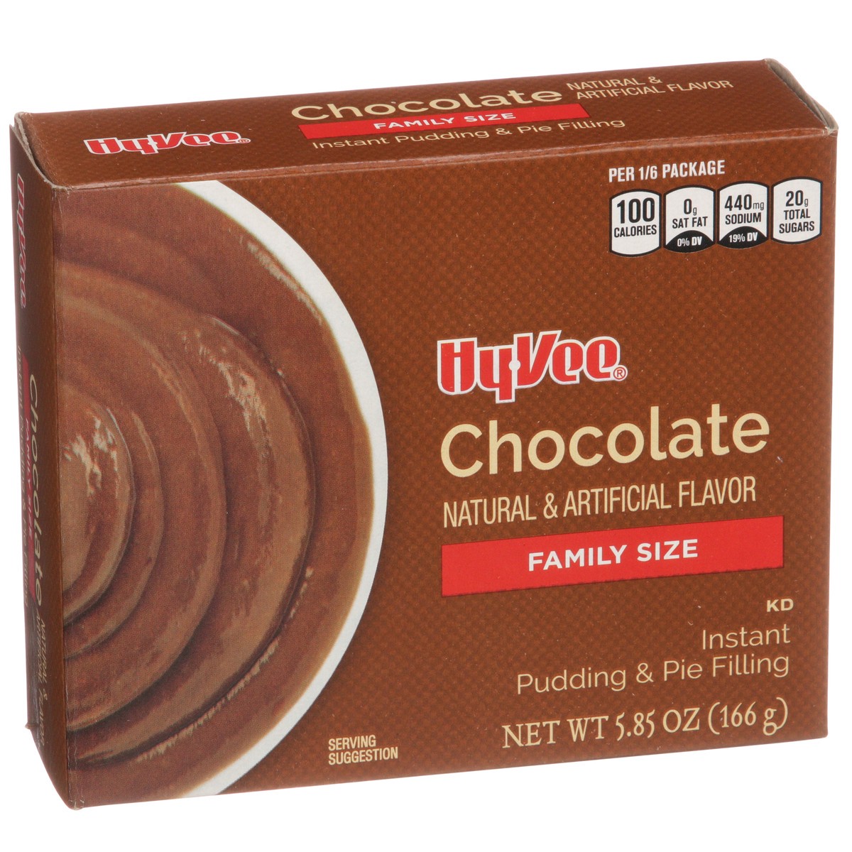 slide 2 of 8, Hy-vee Chocolate Instant Pudding & Pie Filling, 5.85 oz