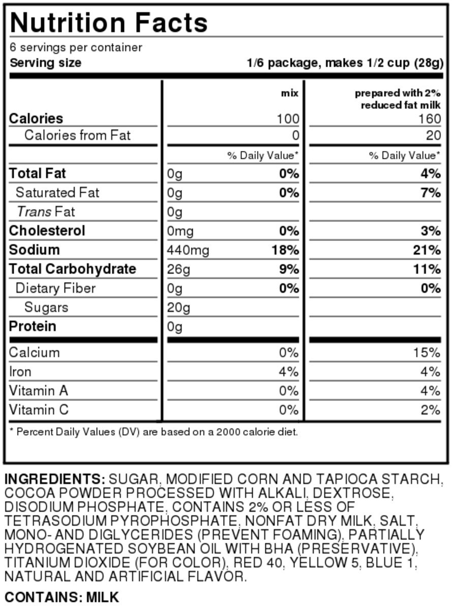 slide 4 of 8, Hy-vee Chocolate Instant Pudding & Pie Filling, 5.85 oz