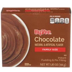 Hy-vee Chocolate Instant Pudding & Pie Filling