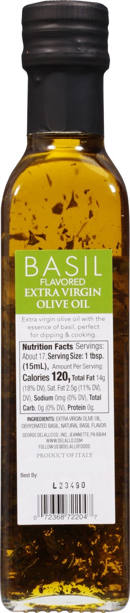 slide 6 of 13, DeLallo Basil Flavored Extra Virgin Olive Oil 8.5 fl oz, 8.5 fl oz