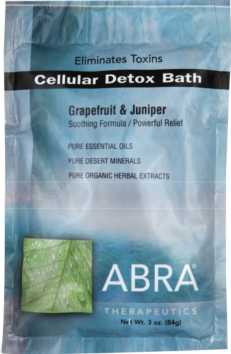 slide 2 of 3, ABRA Therapeutics Grapefruit and Juniper Cellular Detox Bath, 1 ct