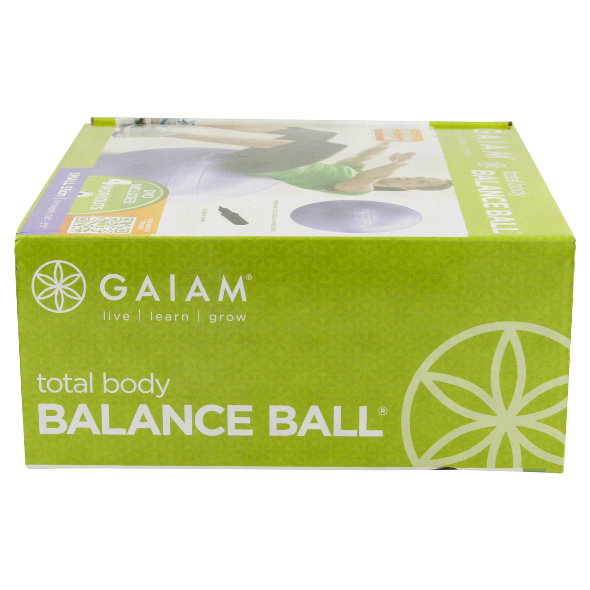slide 6 of 6, Gaiam Total Body 55cm Balance Ball Kit, 1 ct