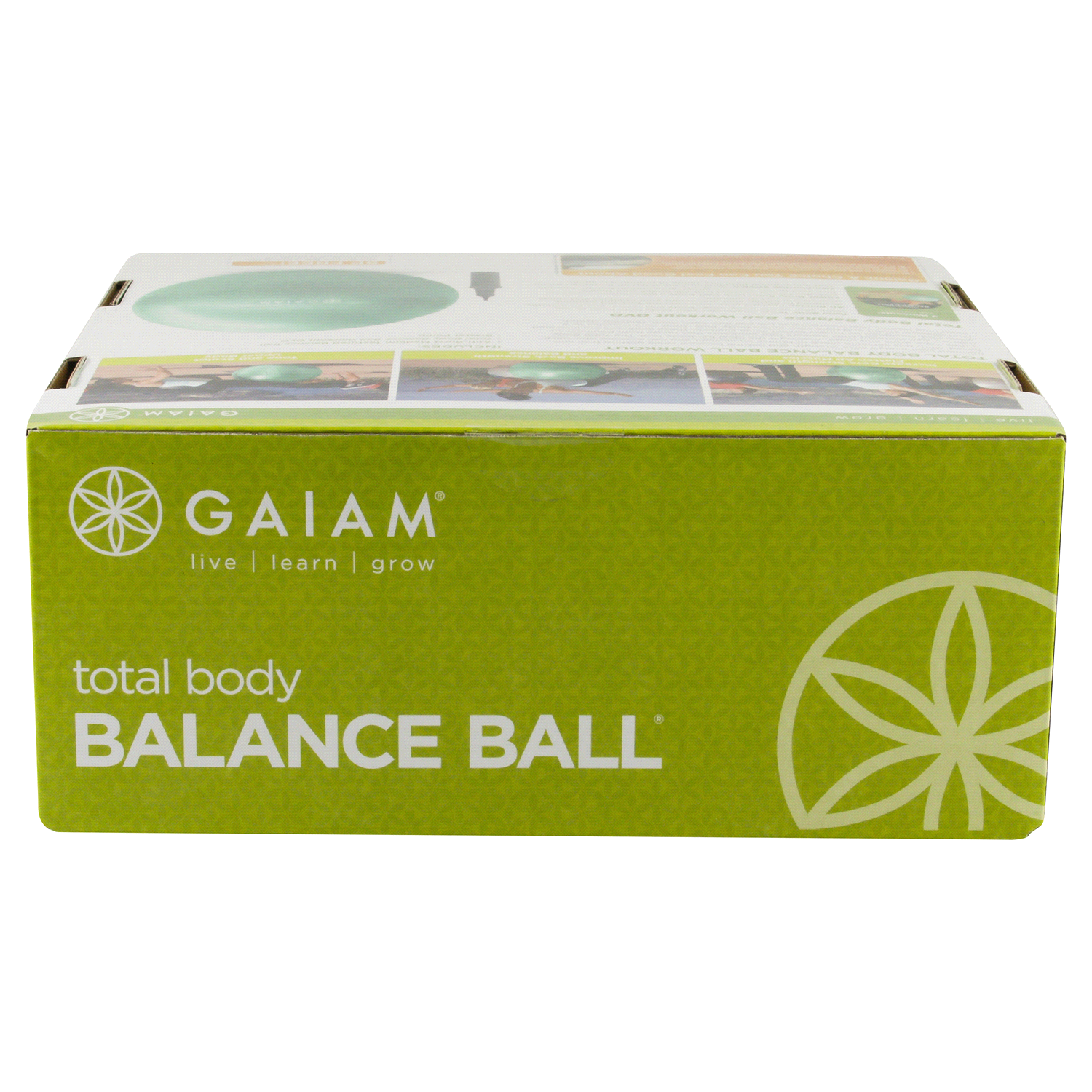 slide 4 of 4, Gaiam Total Body Balance Ball Kit, 65 cm