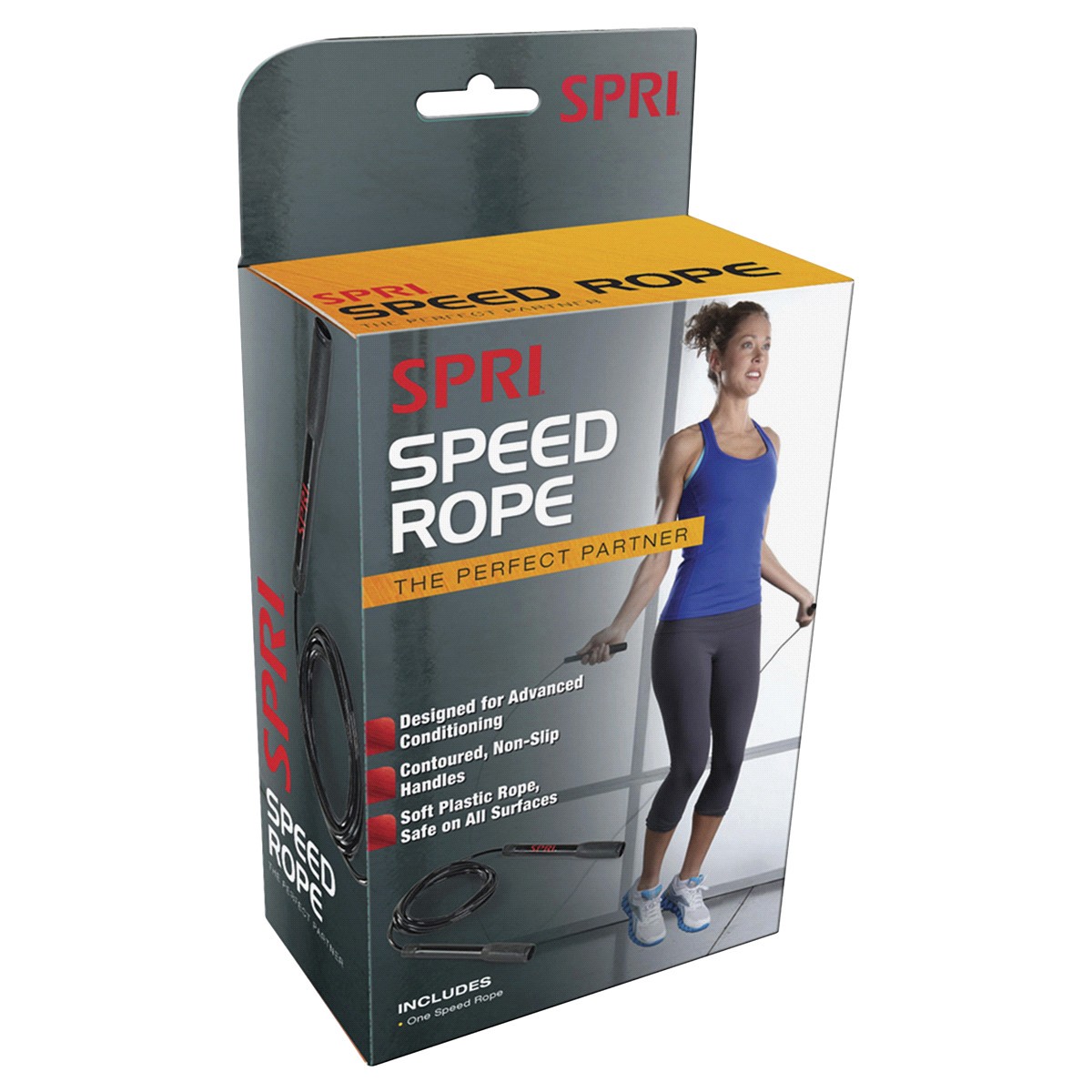 slide 1 of 5, SPRI Speed Jump Rope, 1 ct
