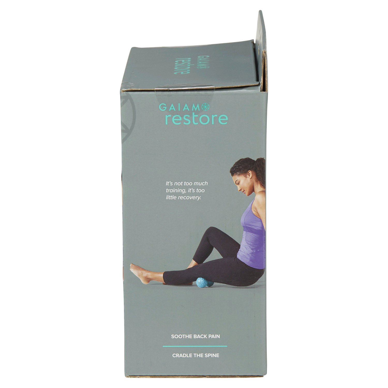 slide 3 of 5, Gaiam Restore Dual-Zone Back Massage Roller, 1 ct