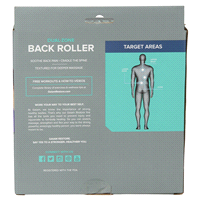 slide 9 of 29, Gaiam Restore Dual-Zone Back Massage Roller, 1 ct