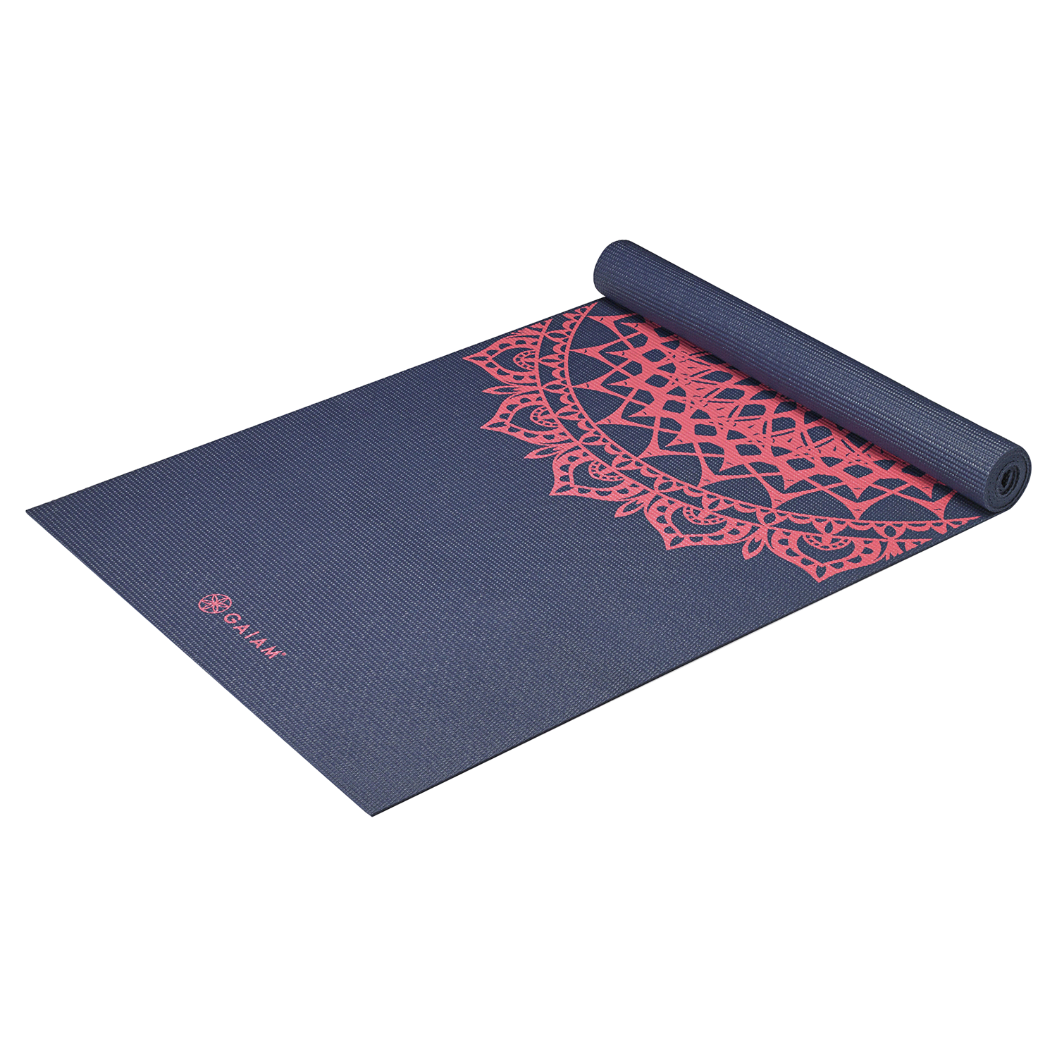 slide 1 of 2, Gaiam Pink Marrakesh 4mm Yoga Mat, 1 ct