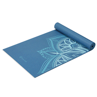 slide 7 of 9, Gaiam Indigo Printed Yoga Mat (6mm), 1 ct