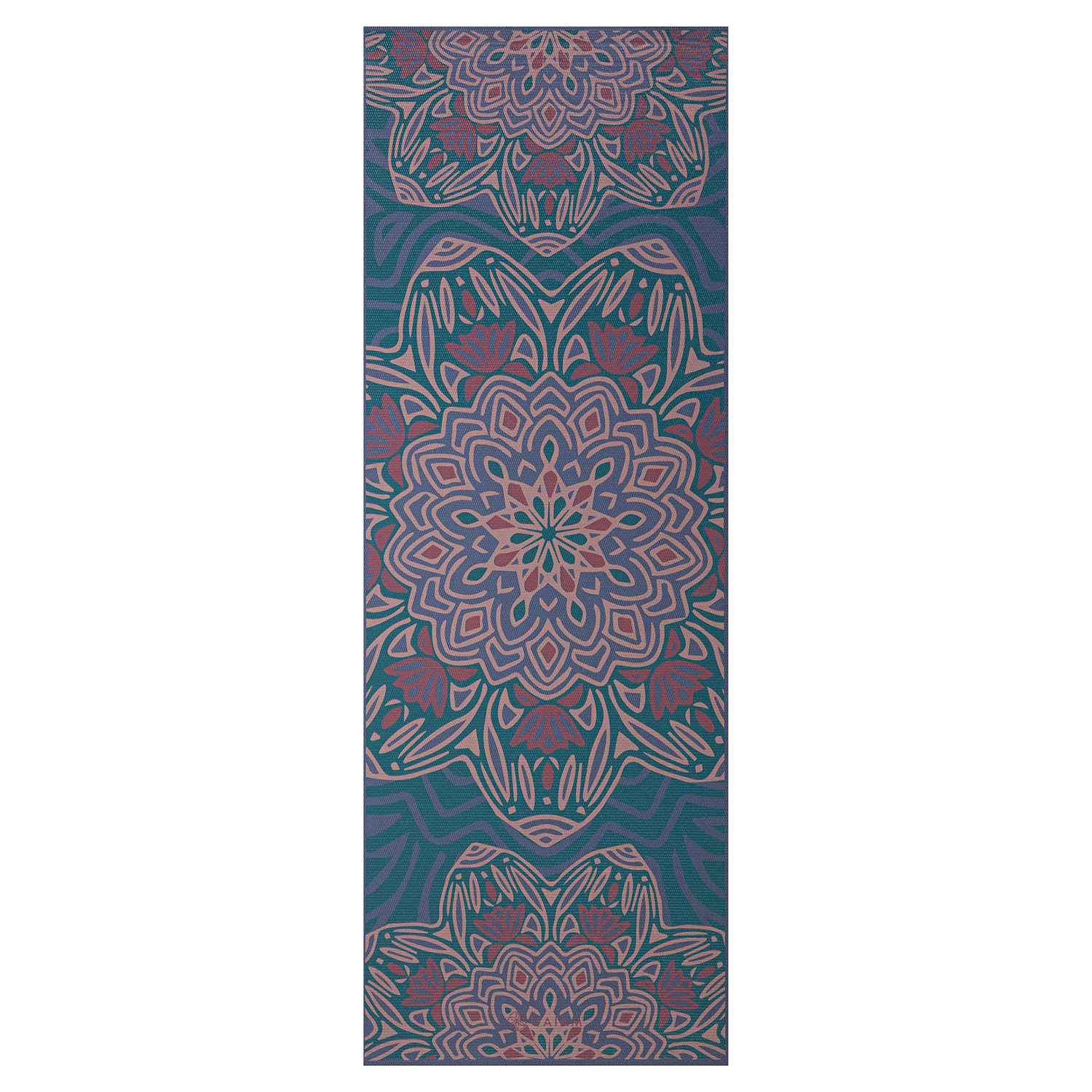 slide 1 of 3, GAIAM Jade Salutation 6mm Reversible Yoga Mat, 6 mm
