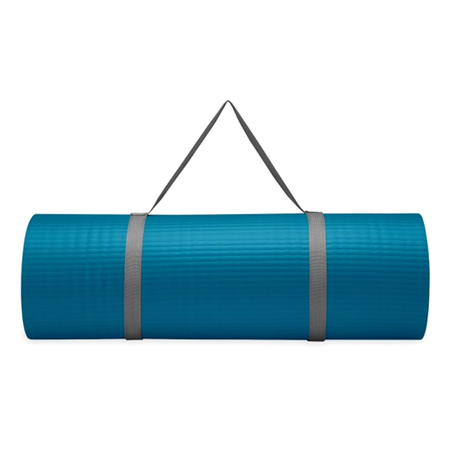 slide 1 of 1, Gaiam Classic Fitness Mat Blue, 1 ct