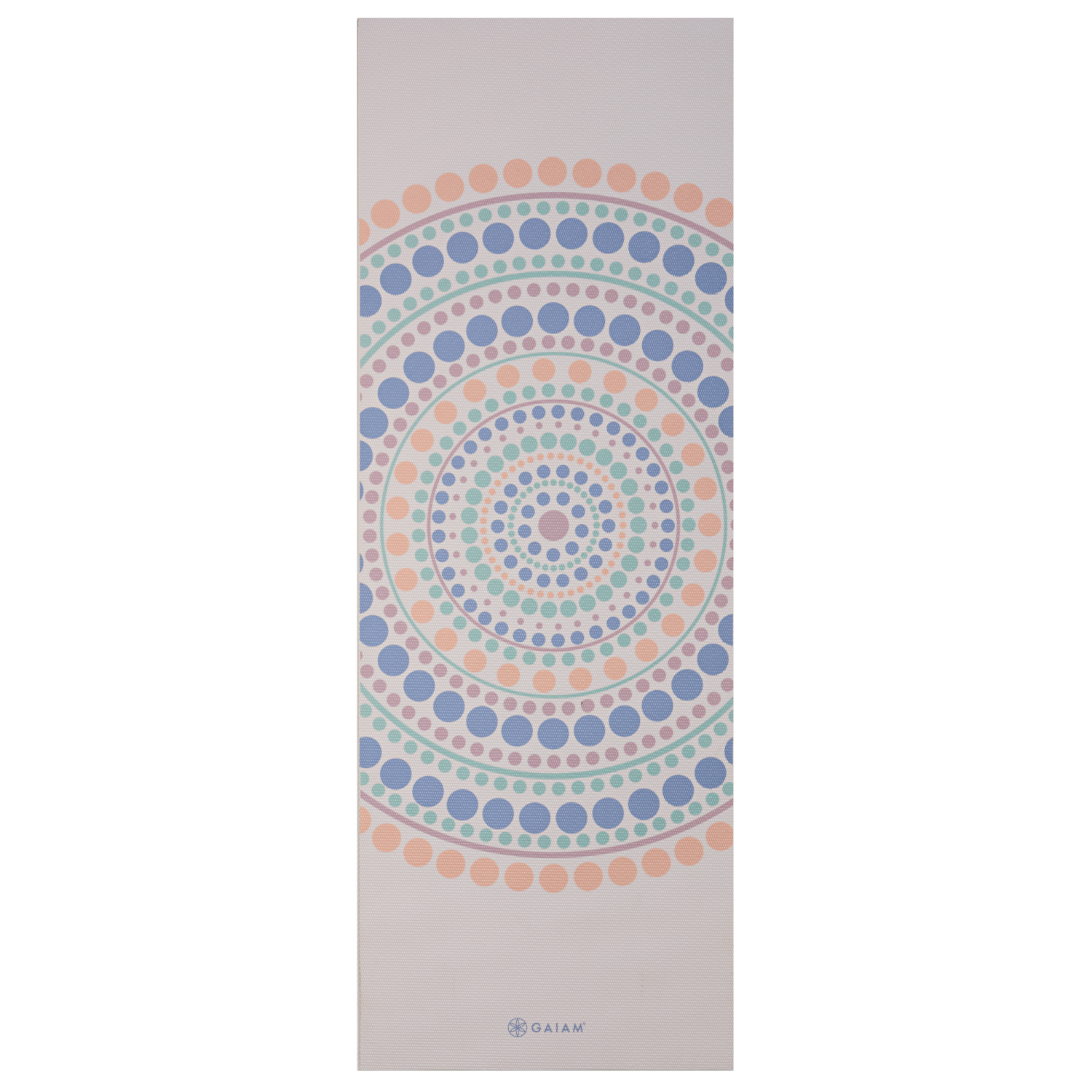 slide 3 of 3, Gaiam 6mm Rainbow Trance Yoga Mat, 6 mm